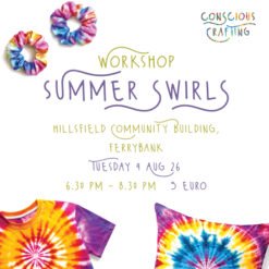 Summer Swirls Workshop, Tuesday 4 Aug, hillsfield Community Building, ferrybank